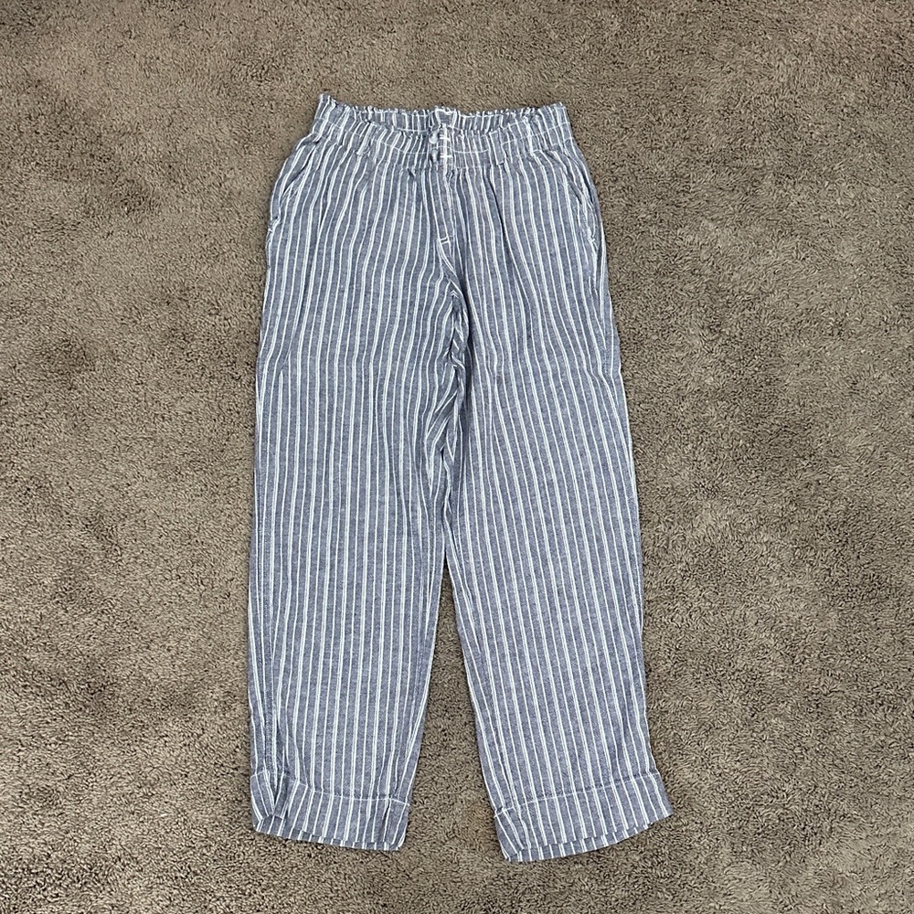 Briggs Women’s Striped Linen Pants